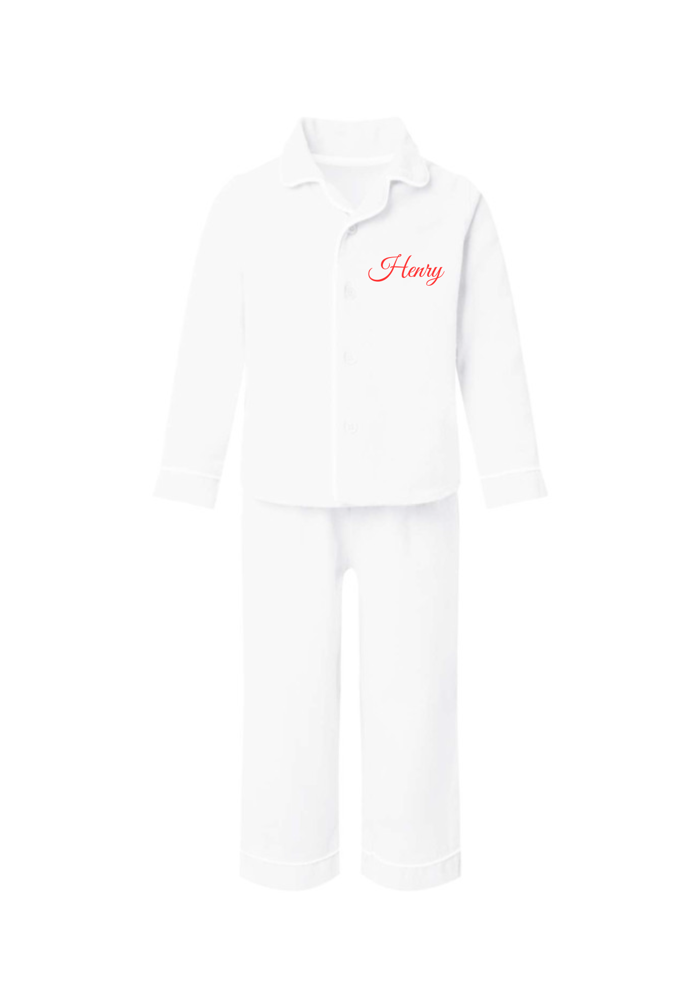 The Classic Collection: Personalised Pyjamas