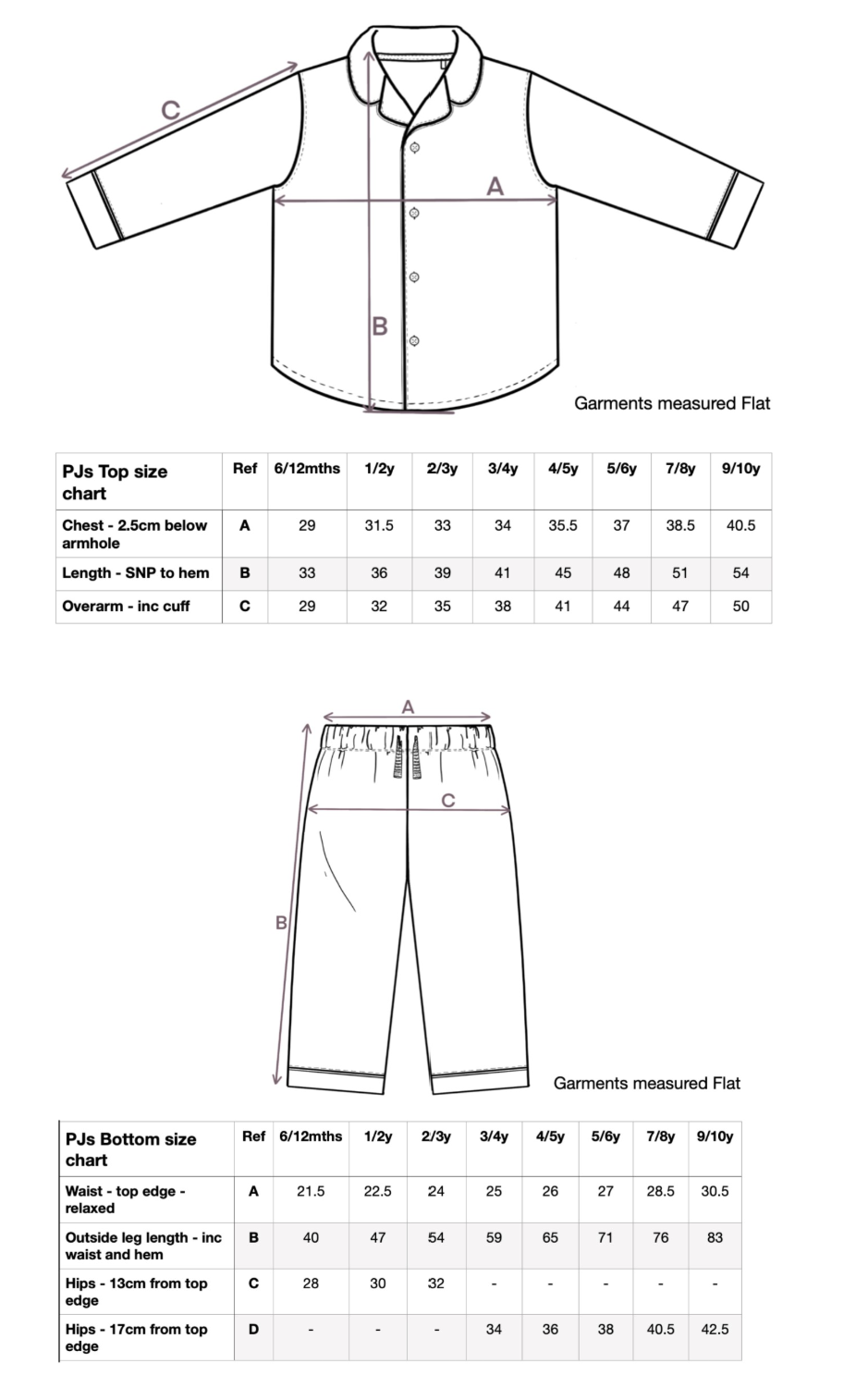 The Classic Collection: Personalised Pyjamas