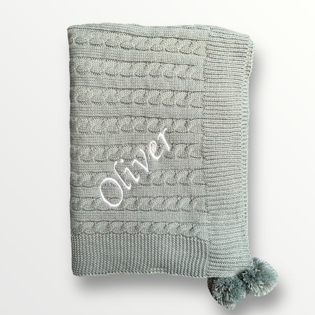 Luxury Personalised Baby Blanket