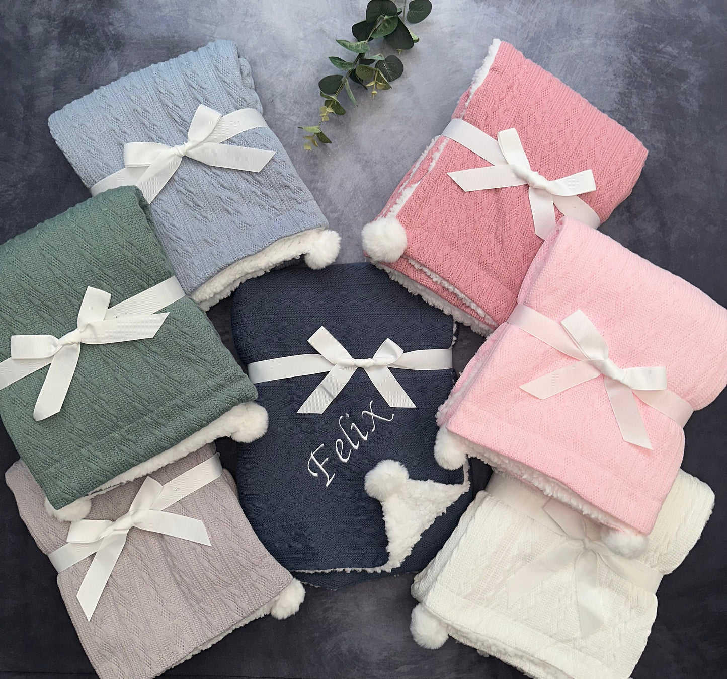 Personalised Baby Blanket | Luxury Blanket | Baby Blanket | Embroidered Gift | Baby Shower Gift | Luxury Baby Gift | Christmas Gift
