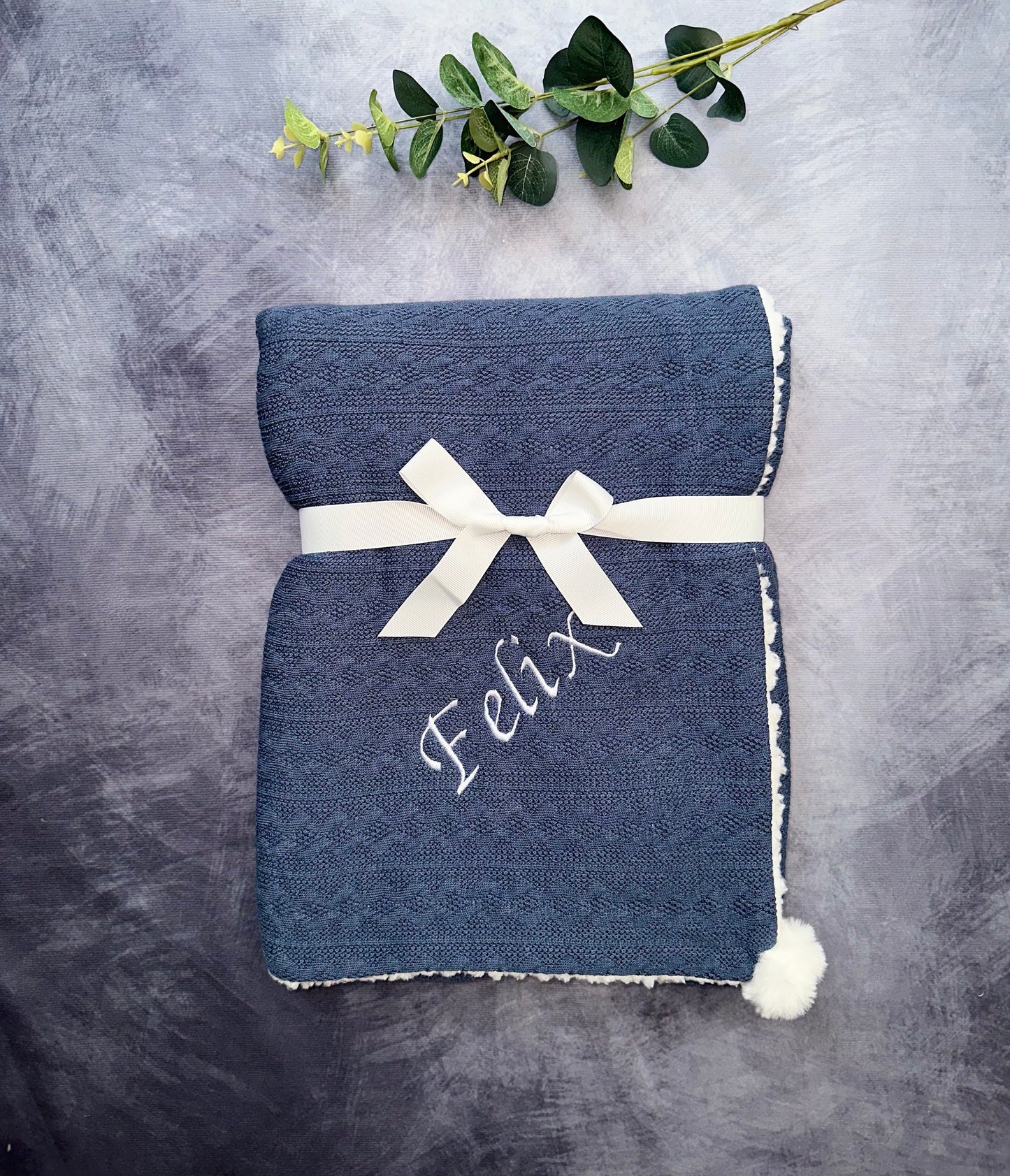 Personalised Baby Blanket | Luxury Blanket | Baby Blanket | Embroidered Gift | Baby Shower Gift | Luxury Baby Gift | Christmas Gift