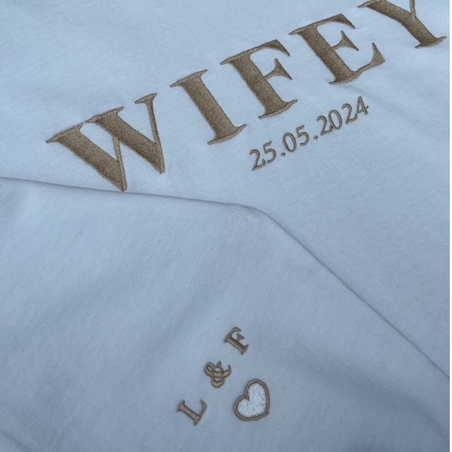 Wifey Sweatshirt | Wife Sweatshirt | Wife Gift | Wifey Jumper | Wifey Sweater | Wedding Gift | Bridal Gift