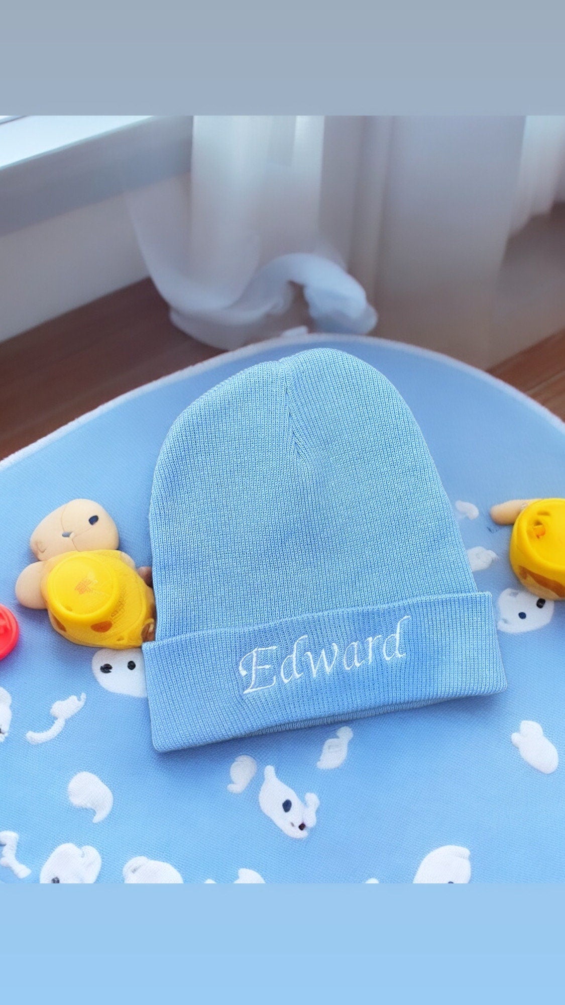 Personalised Baby Hat | Newborn Hat | Baby Beanie | Personalised Hat | Embroidered hat | Newborn Gift | Baby Shower | Keepsake