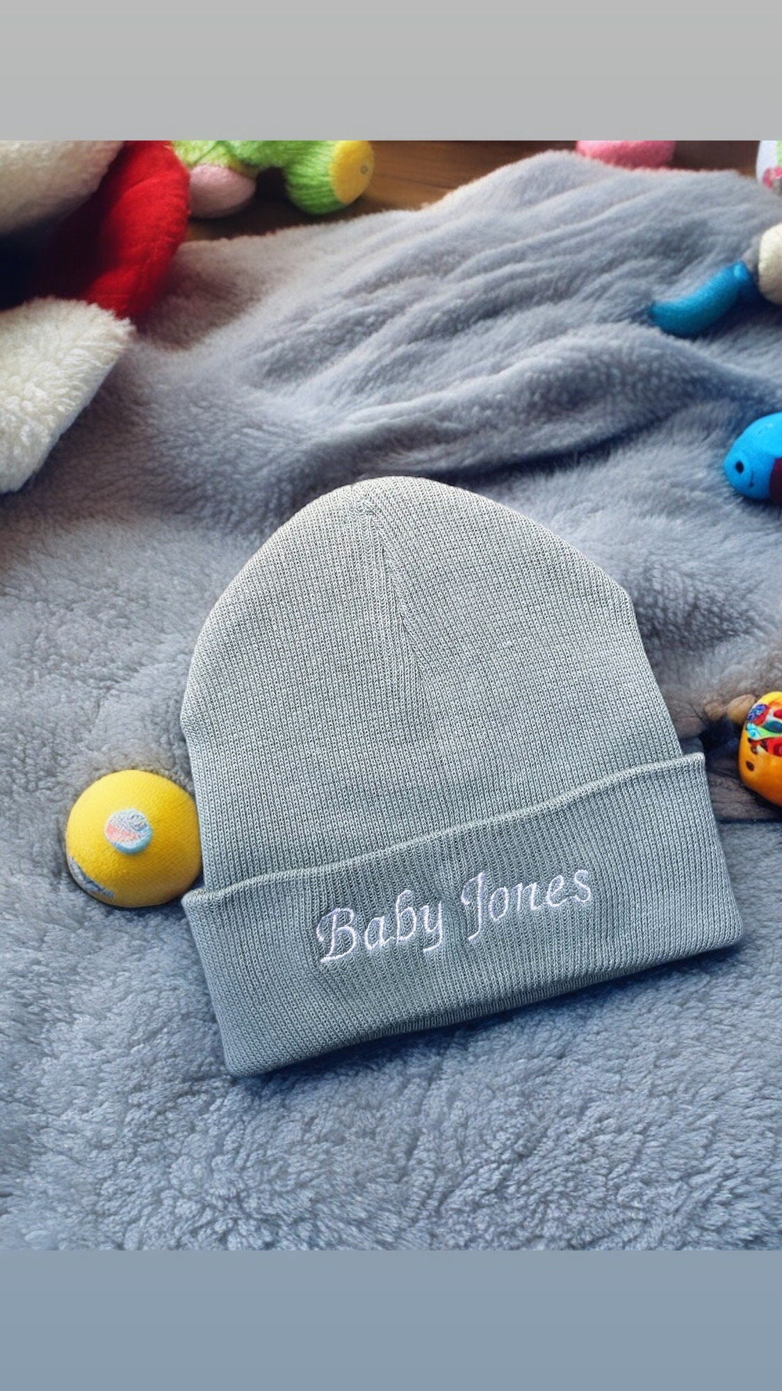 Personalised Baby Hat | Newborn Hat | Baby Beanie | Personalised Hat | Embroidered hat | Newborn Gift | Baby Shower | Keepsake