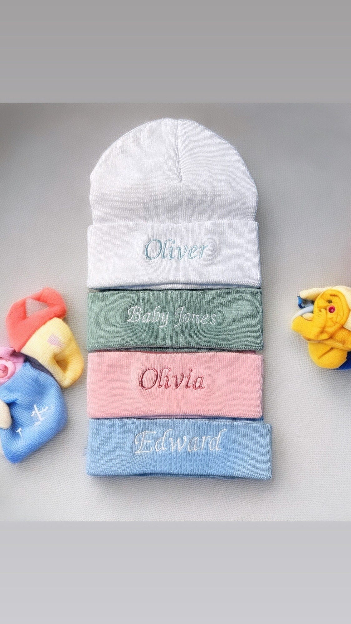 Personalised Baby Hat | Newborn Hat | Baby Beanie | Personalised Hat | Embroidered hat | Newborn Gift | Baby Shower | Keepsake
