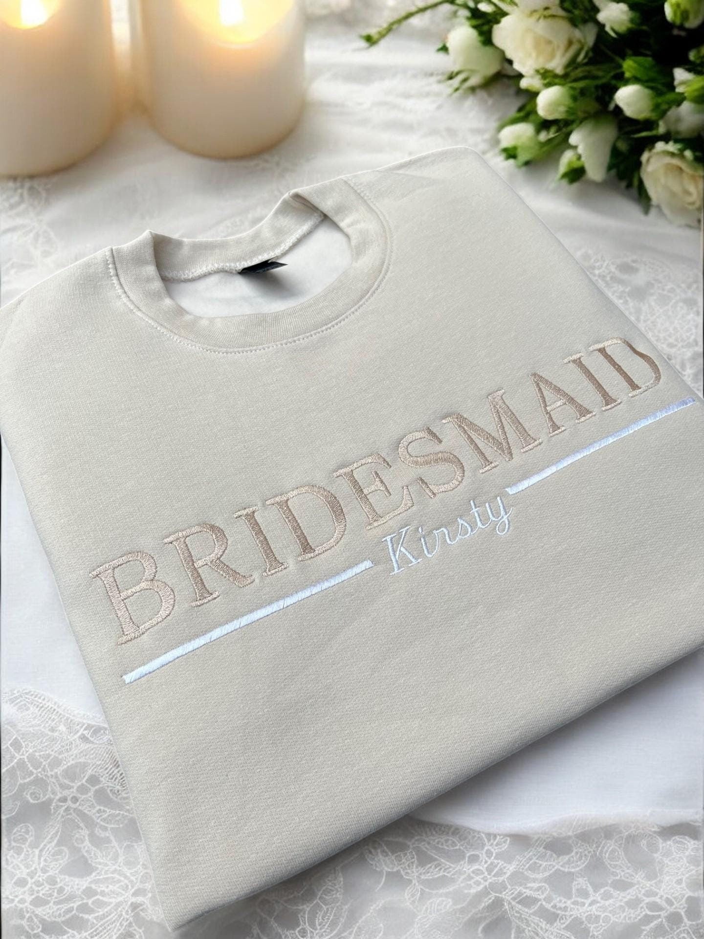 Bridesmaid Jumper | Bride | Maid of Honour | Bridal Party Gift | Hen Party | Wedding Gift | Bridal Sweater