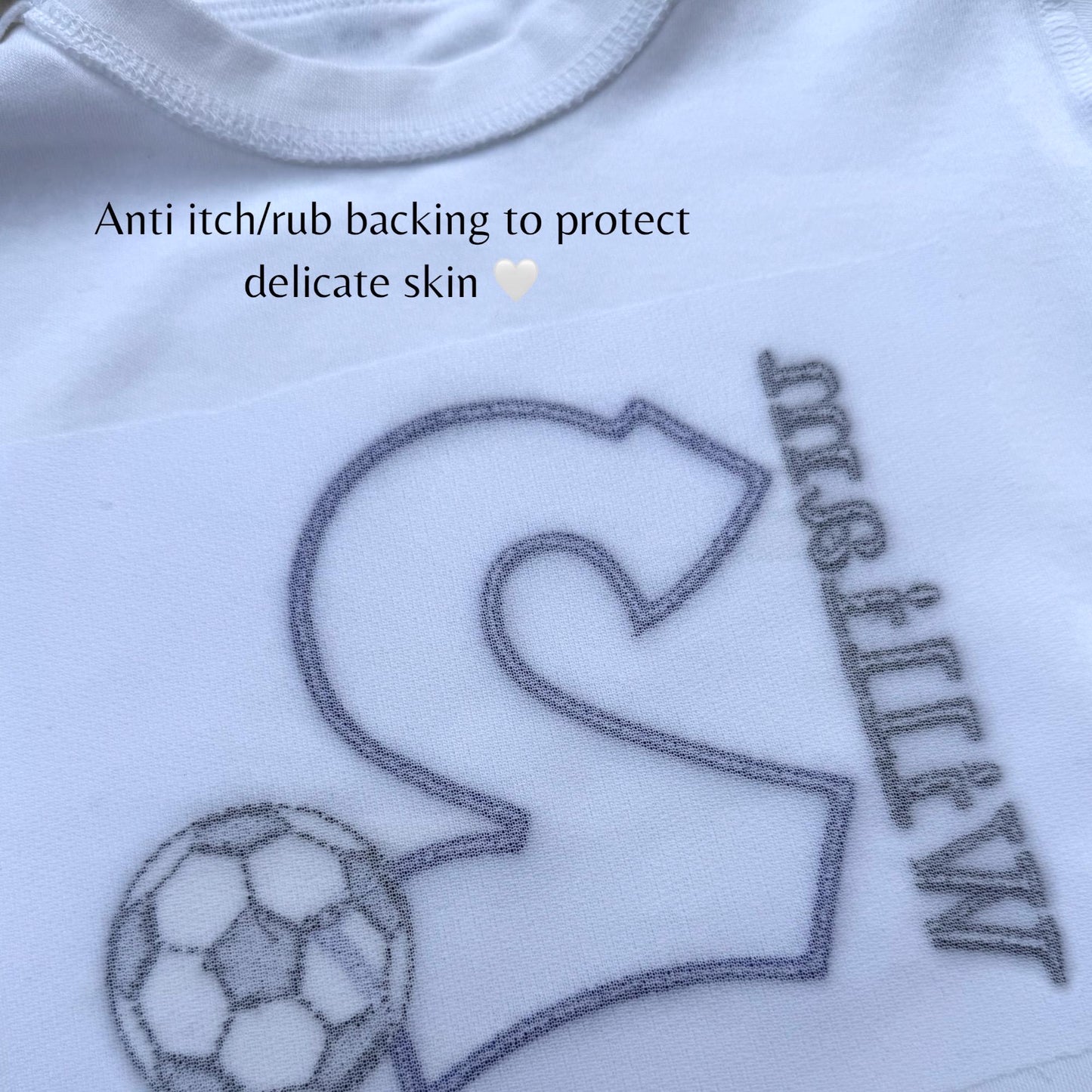 Football Birthday T-Shirt | Embroidered Name & Age | Personalised Football T-Shirt | Birthday Gift |
