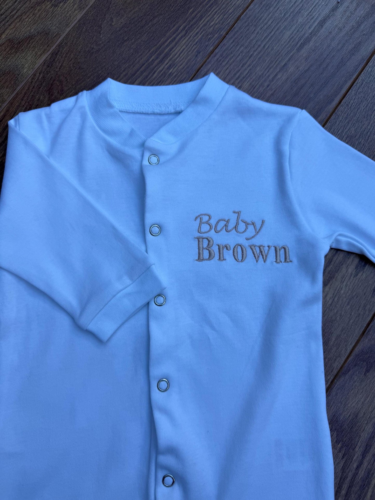 Personalised Baby Bodysuit | Cotton Babysuit | Coming Home Outfit | Baby Outfit | New Baby Gift | Baby Announcement