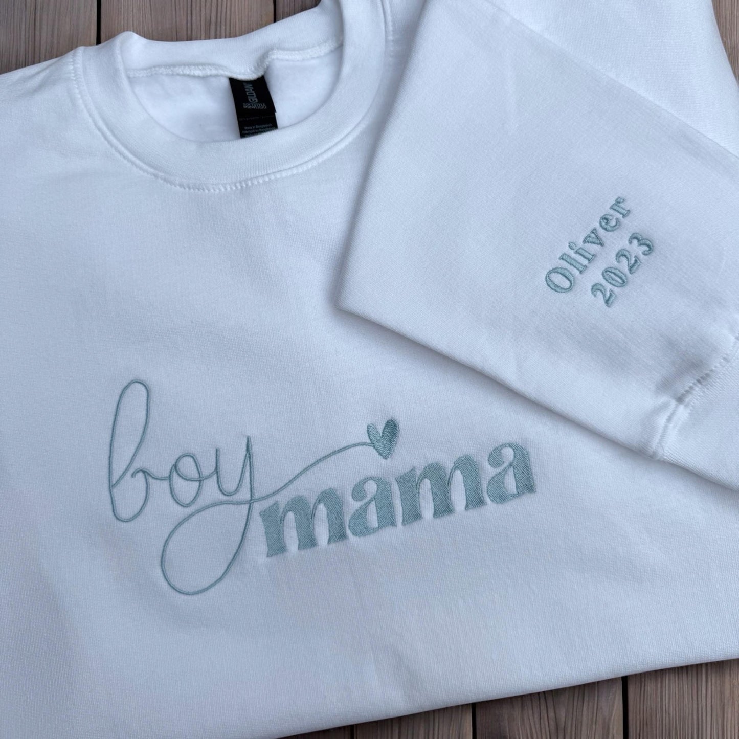 Boy Mama Sweatshirt | Mama Sweatshirt | Mother’s Day Gift | Mum Jumper | Mum Of Boy’s | Gift For Mum | Gift For Her | Children’s Names