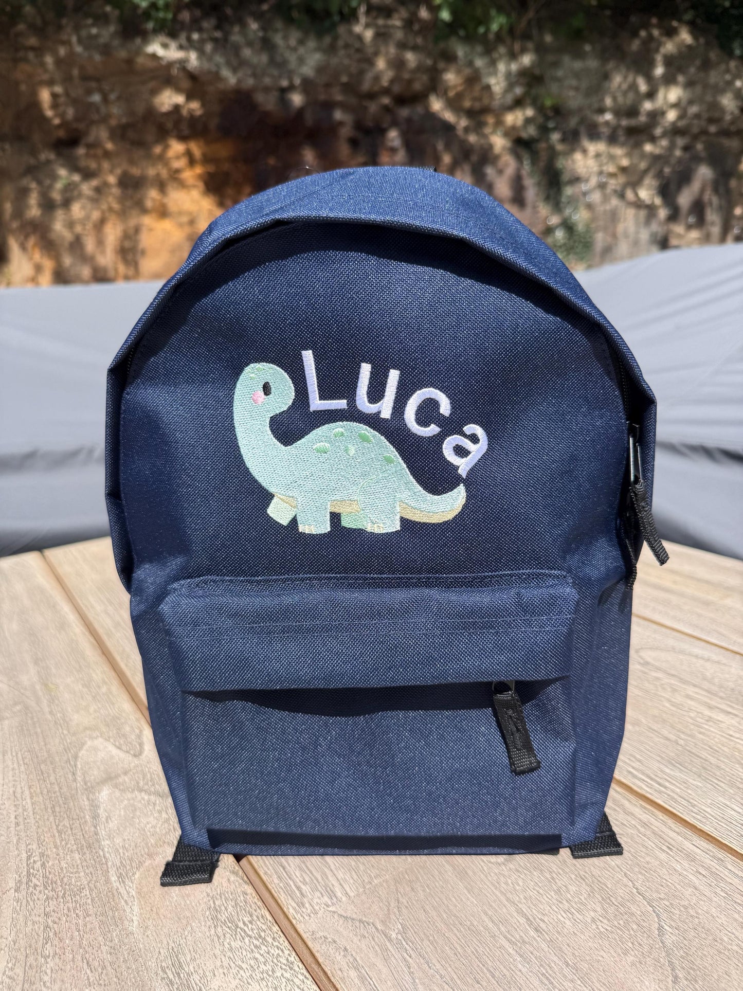 Children's Embroidered Backpack | Personalised Dinosaur Backpack | Children's Bag | Infant Bag | Kids Bag | Toddler Bag | School Bag