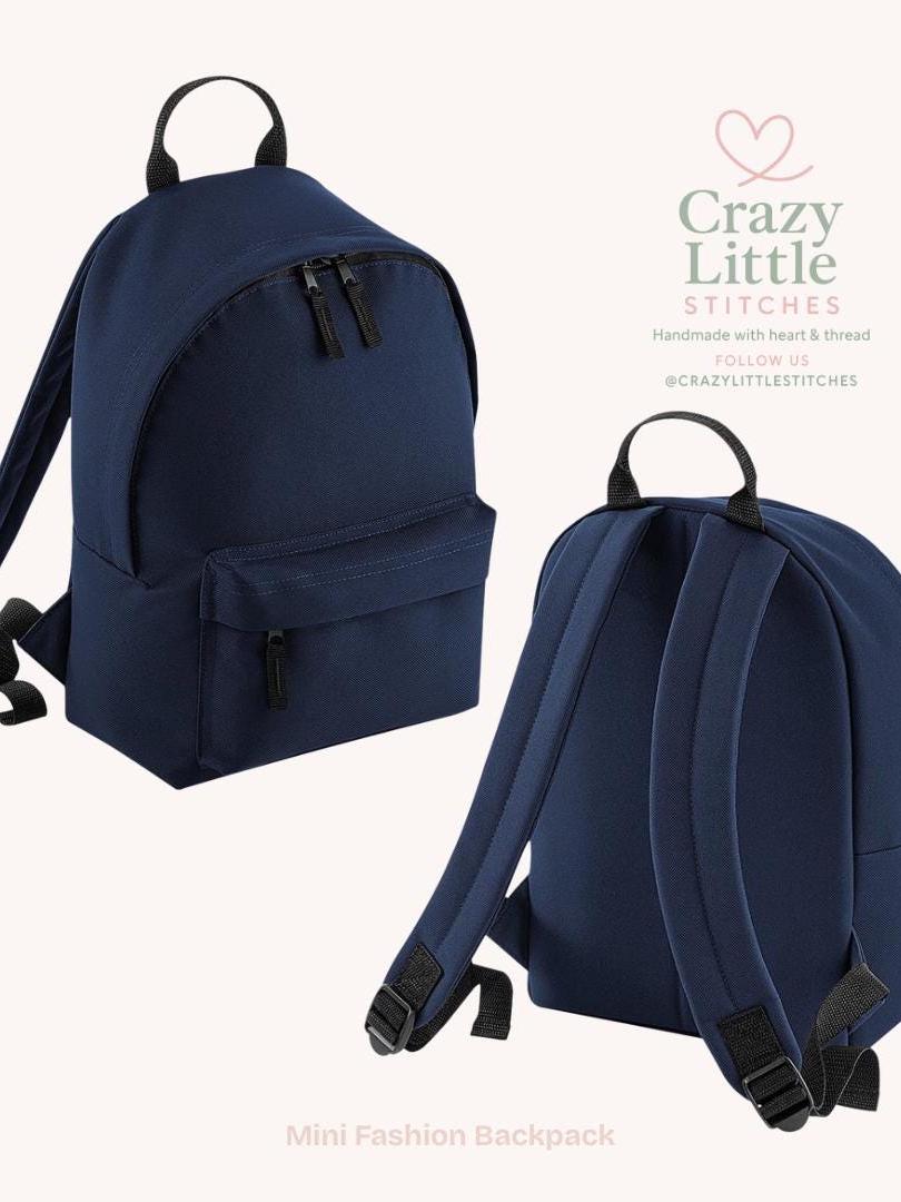 Children's Embroidered Backpack | Personalised Dinosaur Backpack | Children's Bag | Infant Bag | Kids Bag | Toddler Bag | School Bag