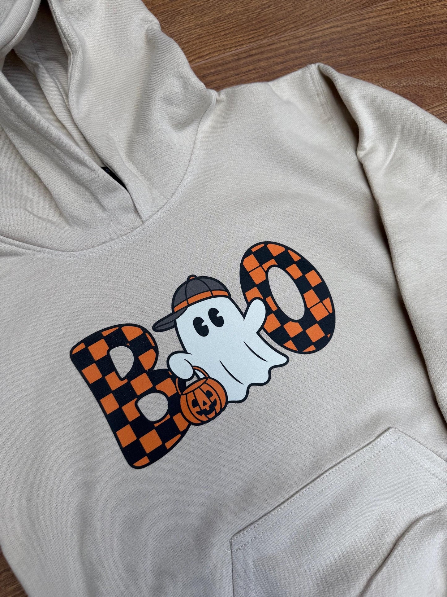 Halloween Boo Hoodie : Spooky Ghost Design