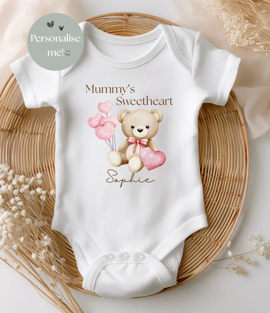 Mummy’s Sweetheart Bodysuit 🩷