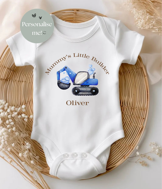 Mummy’s little Builder 👷 Baby Bodysuit