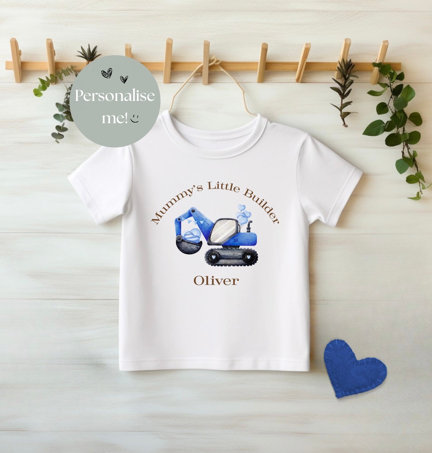 Mummy’s Little Builder Tee 🦺