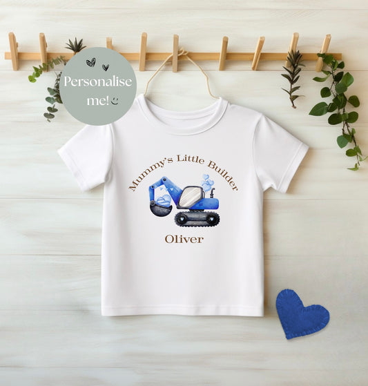 Mummy’s Little Builder Tee 🦺