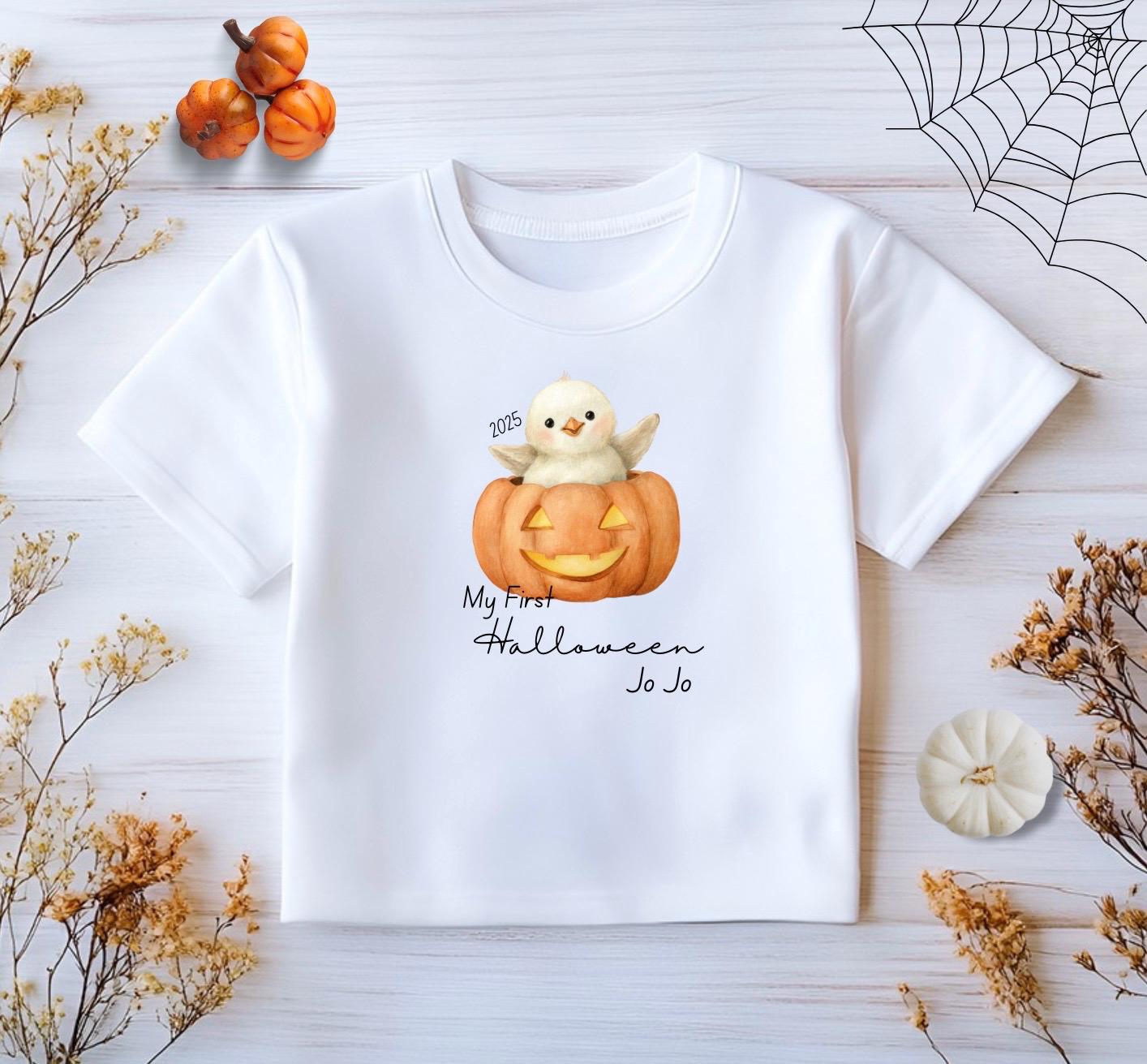 Personalised Halloween T-Shirt: My First Halloween